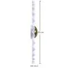 Lámpara Aplique de Pared Flor en Metal Blanco y Dorado - 30CM image 7