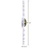 Lámpara Aplique de Pared Flor en Metal Blanco y Dorado - 40CM image 7