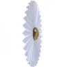 Lámpara Aplique de Pared Flor en Metal Blanco y Dorado - 40CM image 7