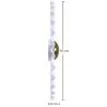 Lámpara Aplique de Pared Flor en Metal Blanco y Dorado - 45CM image 7