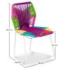 Silla de Exterior - Silla de Jardín - Multicolor - Frony image 7