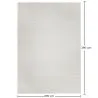 Alfombra Grande de Diseño Contemporáneo y Moderno - Beige (290x200 cm) - Meryland image 7