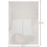 Alfombra Grande de Diseño Contemporáneo y Moderno - Beige (290x200 cm) - Dhoka image 7