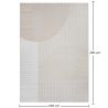 Alfombra Grande de Diseño Contemporáneo y Moderno - Beige (290x200 cm) - Ryng image 7