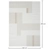 Alfombra Grande de Diseño Contemporáneo y Moderno - Beige (290x200 cm) - Qara image 7