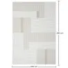 Alfombra Grande de Diseño Contemporáneo y Moderno - Beige (290x200 cm) - Qara image 7