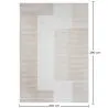 Alfombra Grande de Diseño Contemporáneo y Moderno - Beige (290x200 cm) - Loru image 7