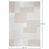 Alfombra Grande de Diseño Contemporáneo y Moderno - Beige (290x200 cm) - Debra image 7