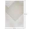 Alfombra Grande de Diseño Contemporáneo y Moderno - Beige (290x200 cm) - Escara image 7