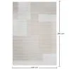 Alfombra Grande de Diseño Contemporáneo y Moderno - Beige (290x200 cm) - Vistu image 7