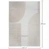Alfombra Grande de Diseño Contemporáneo y Moderno - Beige (290x200 cm) - Lubida image 7