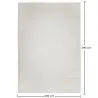 Alfombra Grande de Diseño Contemporáneo y Moderno - Beige (290x200 cm) - Rivola image 7
