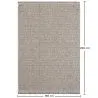 Alfombra Grande de Diseño Contemporáneo y Moderno - Beige (190x290 cm) - Harbor image 7