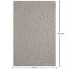 Alfombra Grande de Diseño Contemporáneo y Moderno - Beige (160x230 cm) - Ware image 7