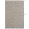 Alfombra Grande de Diseño Contemporáneo y Moderno - Beige (200x290 cm) - Harbor image 7