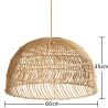 Lámpara colgante de Ratán - Boho Bali - Capril image 7