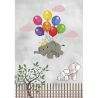 Alfombra Grande Infantil con Diseño de Elefante Volador - Multicolor (290x200 cm) - Yumal image 7