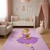 Alfombra Grande Infantil con Diseño de Hadas - Rosa (290x200 cm) - Oya image 7