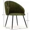 Silla de Comedor Tapizada en Pana - Brugges image 7