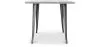 Mesa de Comedor Cuadrada - Diseño Industrial - Stylix image 7
