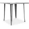 Mesa de Comedor Cuadrada - Diseño Industrial - Stylix image 7