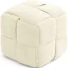 Puff Cuadrado Tapizado en Pana - Diseño Moderno - Cube image 7