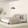 Cama de matrimonio 160x200 CM - Tapizado en Tela Bouclé - Dream image 7