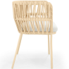 Silla de Exterior Beige - Cuerda - Ress image 7