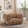 Sillón Tapizado en Terciopelo - Estilo Moderno - Curvo Velvet image 7