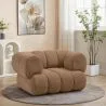 Sillón Tapizado en Terciopelo - Estilo Moderno - Curvo Velvet image 7