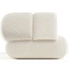 Sofá Tapizado en Tela Bouclé - Estilo Moderno - 2/3 Plazas - Curvo Teddy image 7
