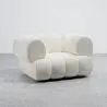 Sillón Tapizado en Tela Bouclé - Estilo Moderno - Curvo Teddy image 7