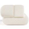 Sillón Tapizado en Tela Bouclé - Estilo Moderno - Curvo Teddy image 7