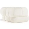 Sillón Tapizado en Tela Bouclé - Estilo Moderno - Curvo Teddy image 7
