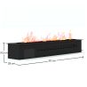 Chimenea Decorativa Eléctrica con Llama de Vapor de Agua - 50CM image 7