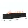 Chimenea Decorativa Eléctrica con Llama de Vapor de Agua - 50CM image 7