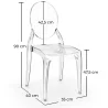 Silla de Comedor Transparente - Arthur image 7