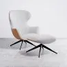 Sillón de Diseño Tapizado Estilo Contemporáneo con Reposapiés - Derta image 7