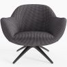   Sillón Tapizado Diseño Curvo Estilo Contemporáneo - Mirrel image 7