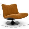 Sillón Tapizado Diseño Curvo Estilo Contemporáneo - Tulipe image 7