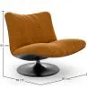 Sillón Tapizado Diseño Curvo Estilo Contemporáneo - Tulipe image 7
