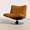 Sillón Tapizado Diseño Curvo Estilo Contemporáneo - Tulipe image 7