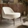 Sillón Tapizado Diseño Curvo Escandinavo - Larseen image 7