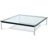 Mesa de Centro Cuadrada - Cristal - 80 cm - Kart image 7