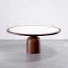 Set de Mesa de Comedor Redonda con 6 Silla de Madera - Diseño Minimalista - Ivette image 7