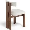 Set de Mesa de Comedor Redonda con 6 Silla de Madera - Diseño Minimalista - Ivette image 7