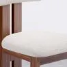 Set de Mesa de Comedor Redonda con 6 Silla de Madera - Diseño Minimalista - Ivette image 7