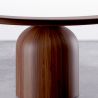 Set de Mesa de Comedor Redonda con 6 Silla de Madera - Diseño Minimalista - Ivette image 7