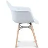 Silla de Comedor Diseño Escandinavo - Patas de Madera - Nordika image 7