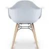 Silla de Comedor Diseño Escandinavo - Patas de Madera - Nordika image 7